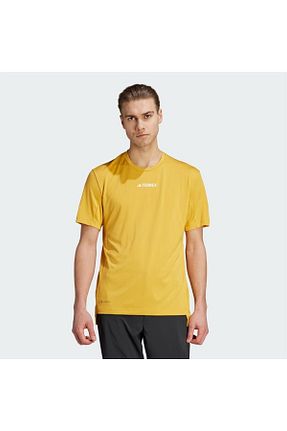 تیشرت اسپرت زرد مردانه رگولار adidas - کد 743353784