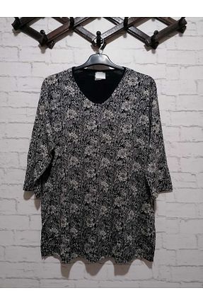 بلوز سایز بزرگ مشکی زنانه مام فیت anne moda ankara - کد 742261511