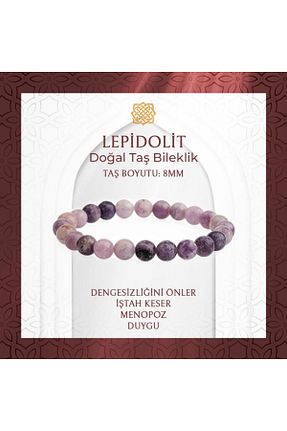 دستبند جواهر سفید زنانه سنگ طبیعی Saff Doğal Taş - کد 742270265