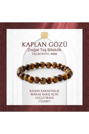دستبند جواهر سفید زنانه سنگ طبیعی Saff Doğal Taş - کد 742270298