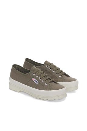کفش اسنیکر زرد زنانه بند دار Superga - کد 701514399