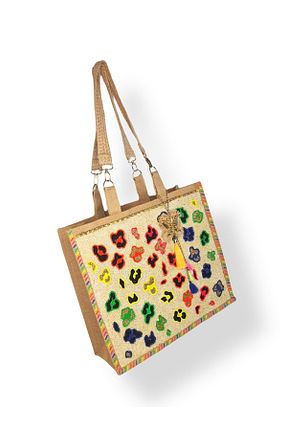 کیف ساحلی بژ زنانه Senbeno Design - کد 742593709