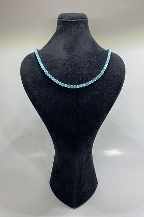 گردنبند جواهر زنانه روکش نقره Massina - کد 743059742