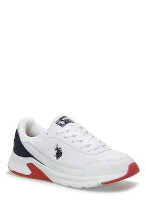 کفش اسنیکر سفید مردانه بند دار U.S. Polo Assn. - کد 743110695