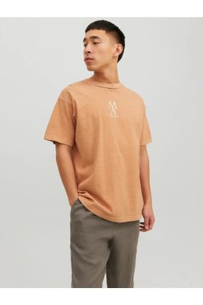 تی شرت نارنجی مردانه کد 743086767