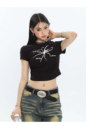 بادی مشکی زنانه یقه دوچرخه DEEFWEAR - کد 743204517