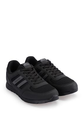 کفش اسنیکر مشکی مردانه بند دار Slazenger - کد 743209536