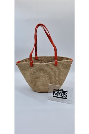 کیف دستی نارنجی زنانه سایز متوسط MATS ÇANTA - کد 743244378