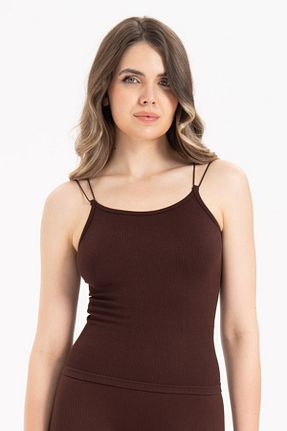 بلوز قهوه ای زنانه لیکرا Formeasy - کد 738800280