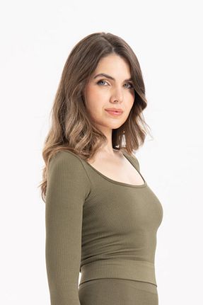 بلوز سبز زنانه ساده Formeasy - کد 737000246