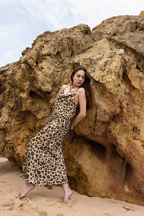 لباس قهوه ای زنانه بافتنی TERRA ROSSA BOUTIQUE - کد 245060554