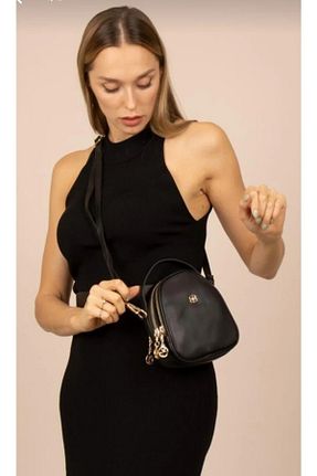 کیف پستچی مشکی زنانه چرم مصنوعی Nas Bag - کد 743408134