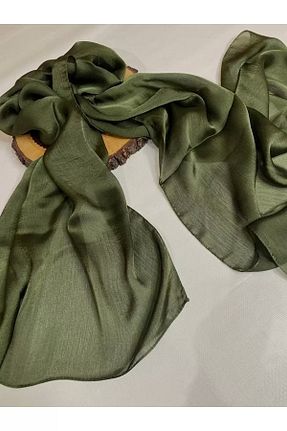 شال خاکی زنانه پلی استر ALLURİNG - کد 315357487