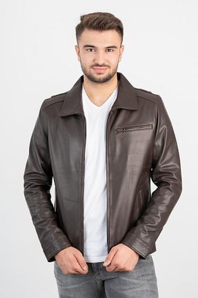 کاپشن قهوه ای مردانه رگولار DERİNSS - کد 317817391