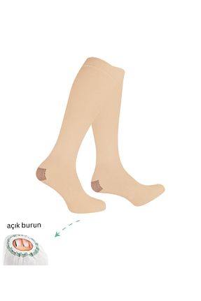 جوراب واریس بژ MIDIKAL - کد 742685115