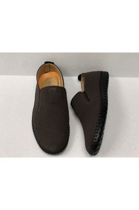 کفش لوفر قهوه ای مردانه پلی اورتان پاشنه کوتاه ( 4 - 1 cm ) کد 742691925