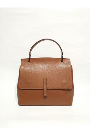 کیف دوشی قهوه ای زنانه چرم خالص EBRUDERİSAN 1974 - کد 742593190