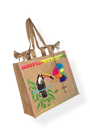 کیف ساحلی رنگی زنانه Senbeno Design - کد 742593718