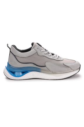کفش کژوال آبی مردانه چرم طبیعی پاشنه کوتاه ( 4 - 1 cm ) پاشنه ساده کد 743029940