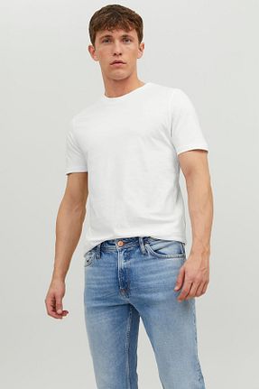 تیشرت سفید مردانه رگولار Jack & Jones - کد 743297549