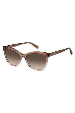 عینک آفتابی قهوه ای زنانه UV400 Tommy Hilfiger - کد 743303814