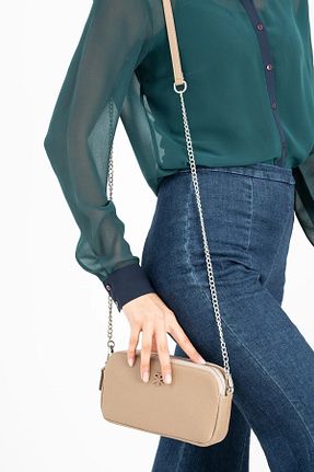 کیف دوشی قهوه ای زنانه چرم مصنوعی Polo Of Colors - کد 743548225