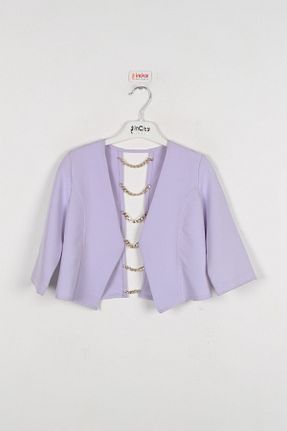 کت بنفش بچه گانه پلی استر incity - کد 743508415
