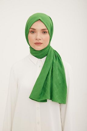 شال سبز زنانه پلی استر Armine - کد 743838882