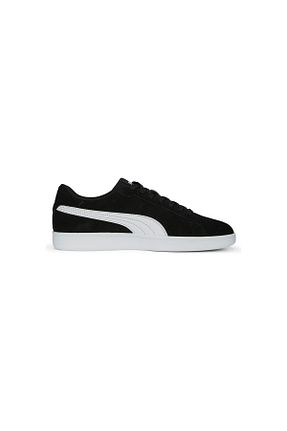 کفش اسنیکر مشکی مردانه چرم اصل Puma - کد 744140629