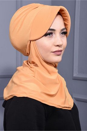 شال زرد زنانه پنبه ای Nowa Scarf - کد 89075405