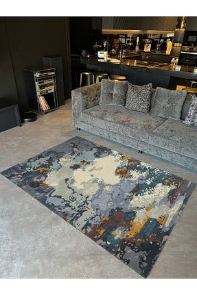 فرش رنگی قابل شستشو Rugs Modern Halı - کد 744298746