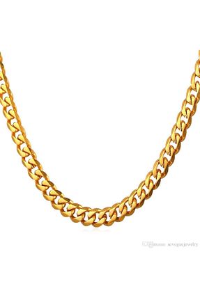 گردنبند جواهر طلائی زنانه سنگ طبیعی Trend Dünyası - کد 744437232