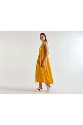لباس زرد زنانه بافتنی United Colors of Benetton - کد 744253617