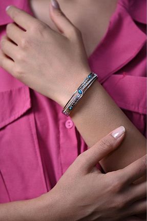 دستبند استیل (فولاد) زنانه استیل ضد زنگ TÜKKAN ACCESSORİES - کد 744519580