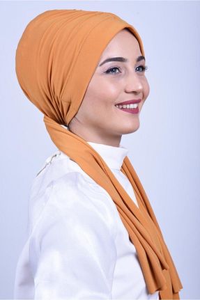 شال زرد زنانه کد 50809146