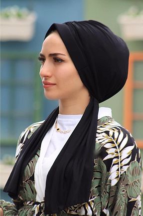 کلاه شنا مشکی زنانه tessetür Bone diyarı - کد 743557456