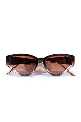 عینک آفتابی قهوه ای زنانه UV400 Be Muse - کد 743883352