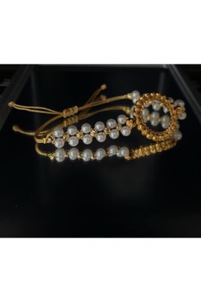 دستبند جواهر طلائی زنانه روکش طلا کد 450522571
