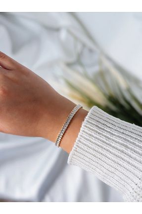 دستبند استیل (فولاد) طلائی زنانه سنگ minimojewels - کد 744059193