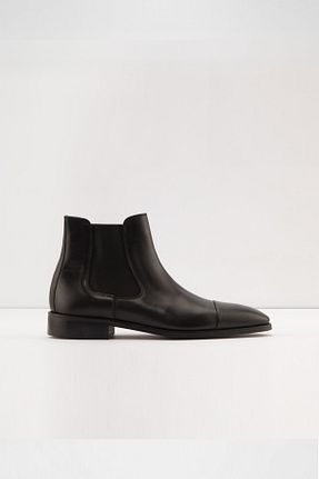 بوت / نیم بوت مشکی مردانه چرم خالص Aldo - کد 744076530