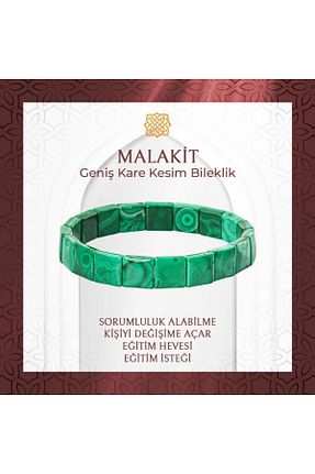 دستبند جواهر سفید زنانه سنگ طبیعی Saff Doğal Taş - کد 744377342