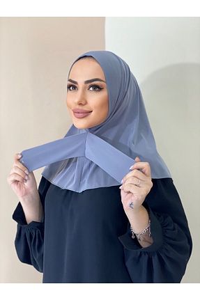 کلاه شنای حجاب طوسی زنانه erasra class - کد 744386372