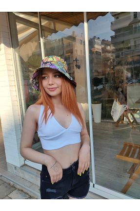 بادی سفید زنانه یقه هفت CsChicShop - کد 744414995