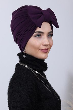 شال بنفش زنانه Nowa Scarf - کد 49046026