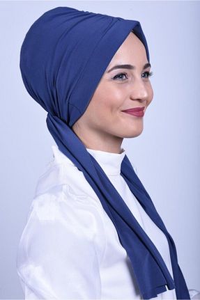 کلاه شنای حجاب سرمه ای زنانه modi - کد 120629617