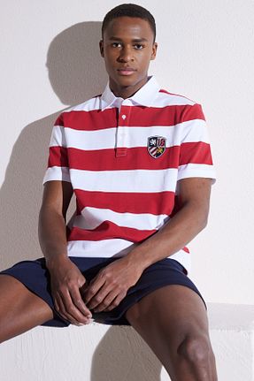 پولوشرت سفید مردانه پارچه BROOKS BROTHERS - کد 744553359