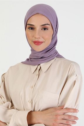 شال بنفش زنانه پنبه (نخی) کد 744519698