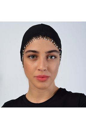 روسری مشکی پلی استر Luxavian - کد 304945620