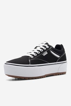 کفش اسنیکر مشکی زنانه بند دار Vans - کد 744078978