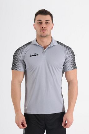 تیشرت اسپرت طوسی مردانه رگولار Diadora - کد 744102908